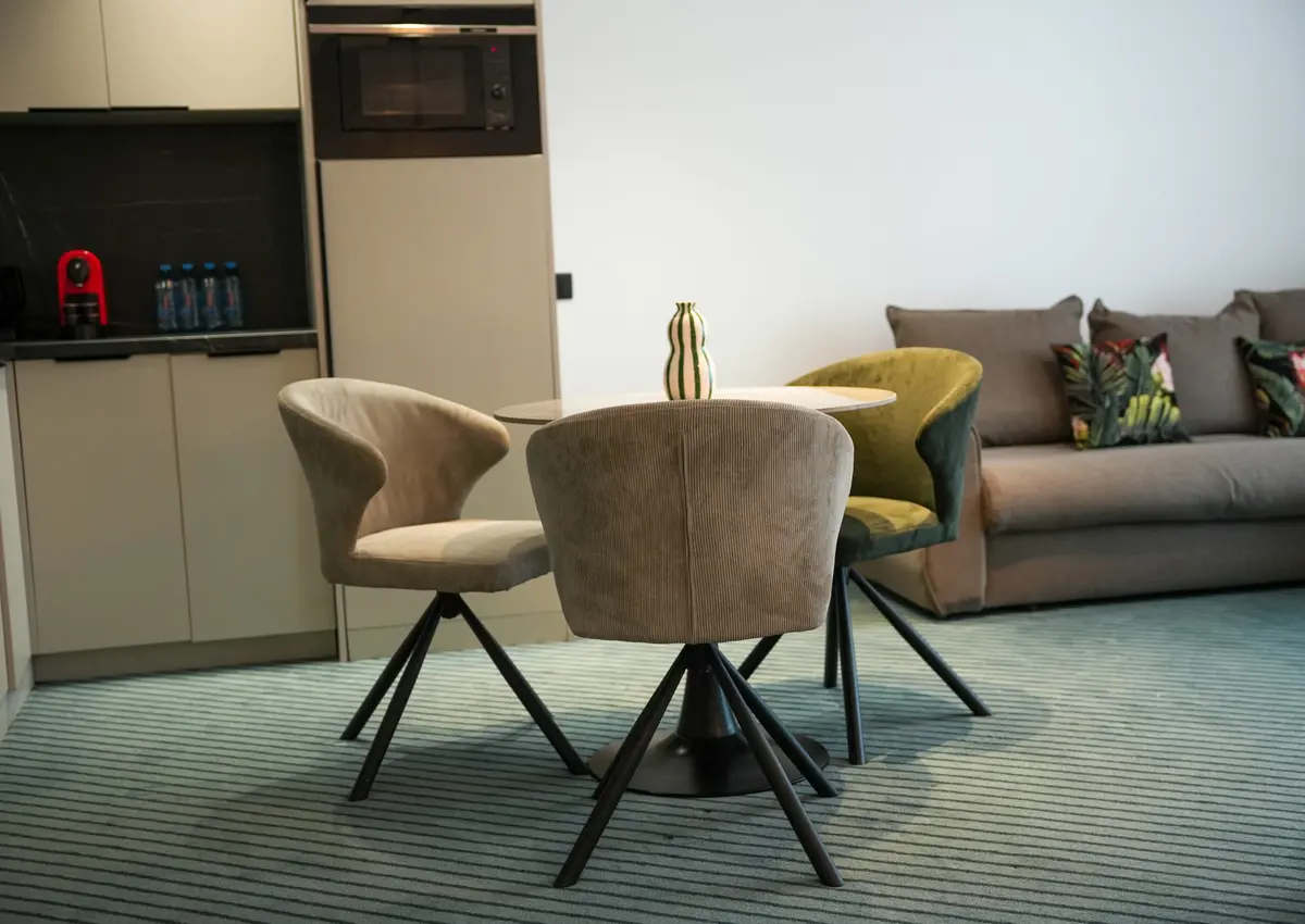 Interiorul unui apartament Open Space la Hotel Poem